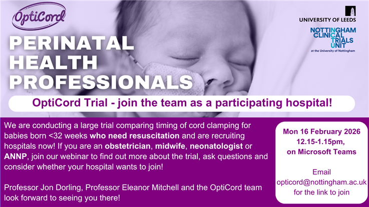 OptiCord cord clamping trial webinar